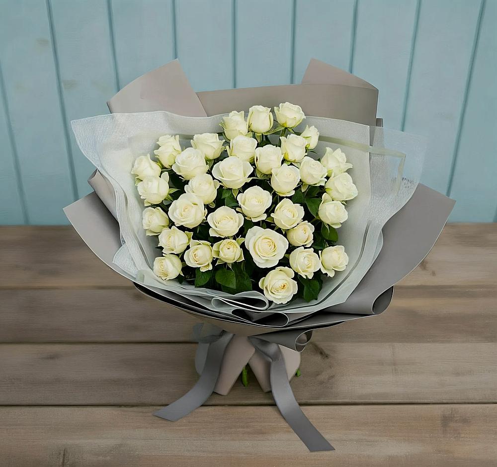 Букет Белоснежная нежность в Щекино