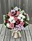 Букет цветов из: Альстромерии, Гвоздики, Розы и Хризантемы в Щекино