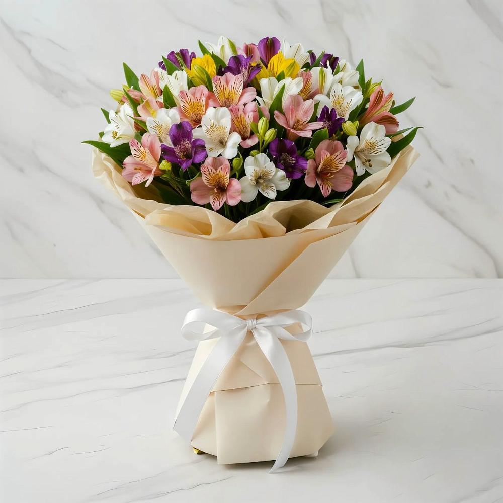 Букет цветов из: Альстромерии в Щекино