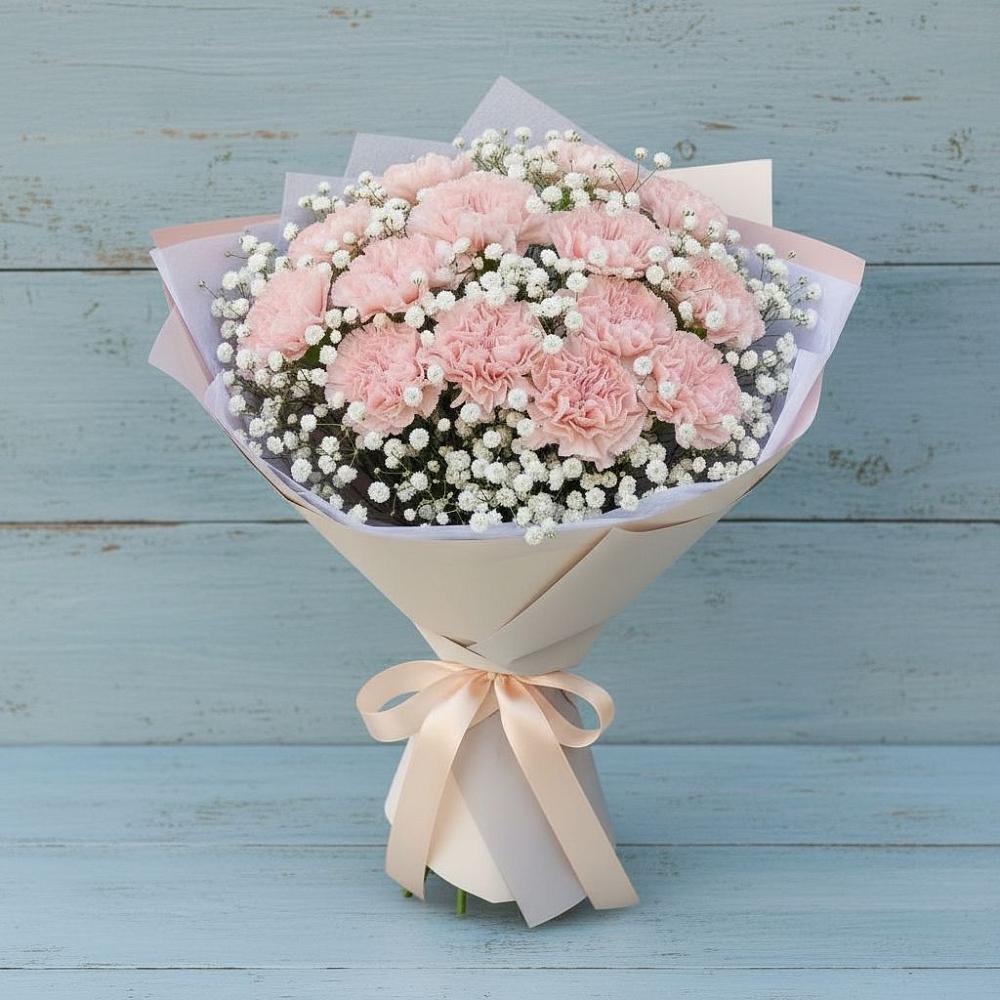 Букет цветов из: Гвоздики в Щекино