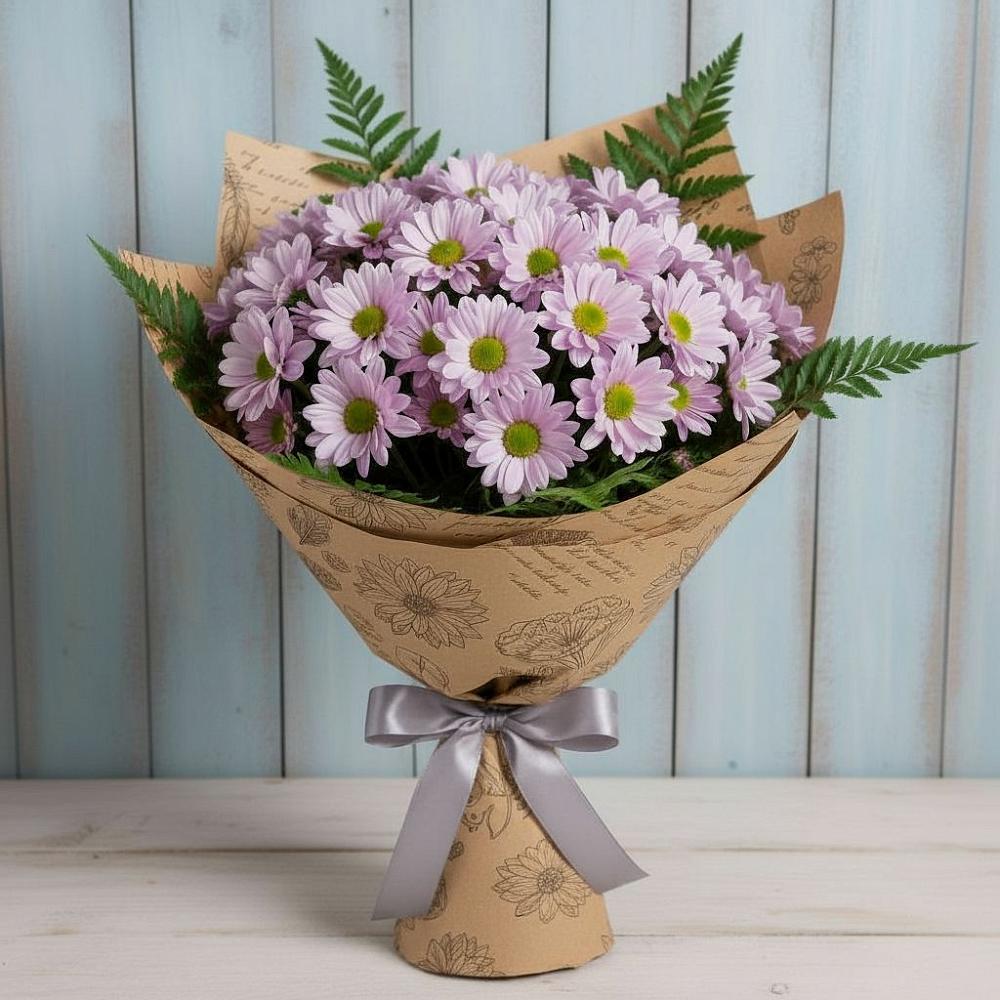Букет цветов из: Хризантемы в Щекино