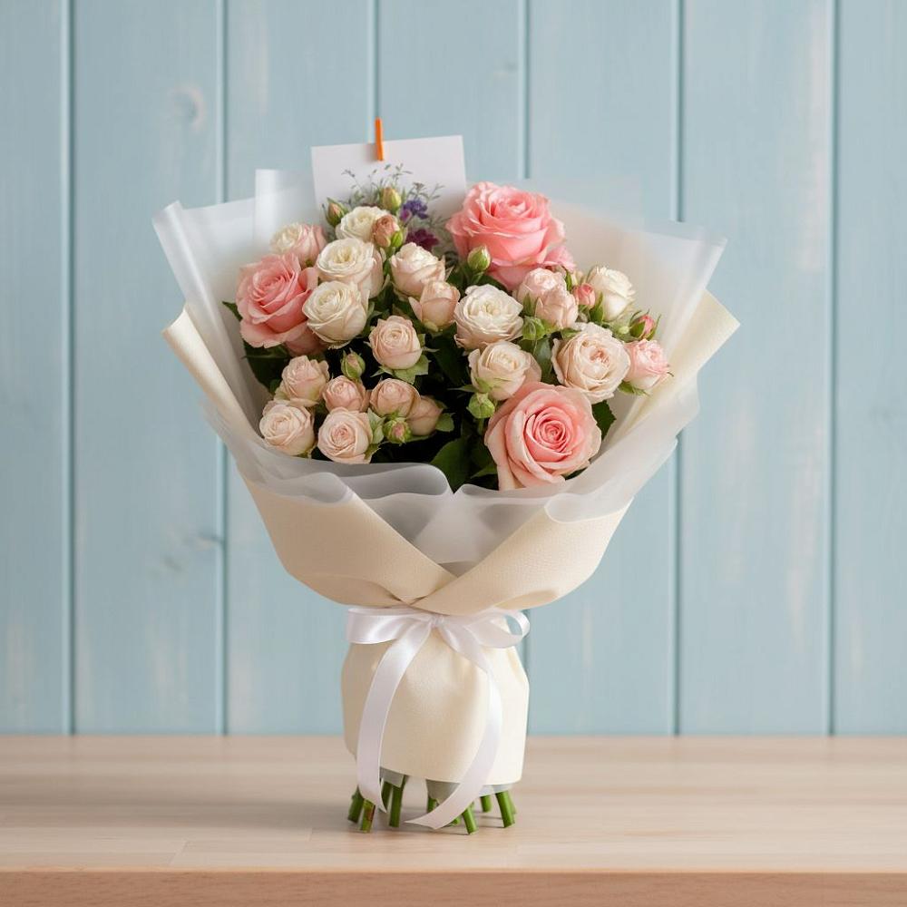 Букет цветов из: Розы в Щекино