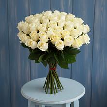 Букет 51 Белая роза Эдлесс Лав #REPLACE_PRED# Щекино