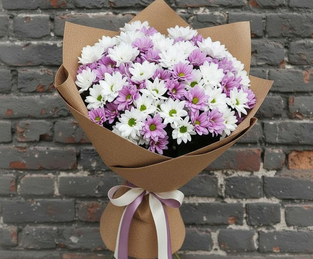 Букет цветов из: Хризантемы в Щекино