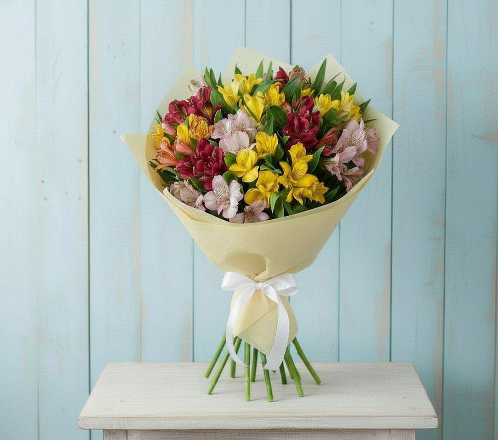 Букет цветов из: Альстромерии в Щекино