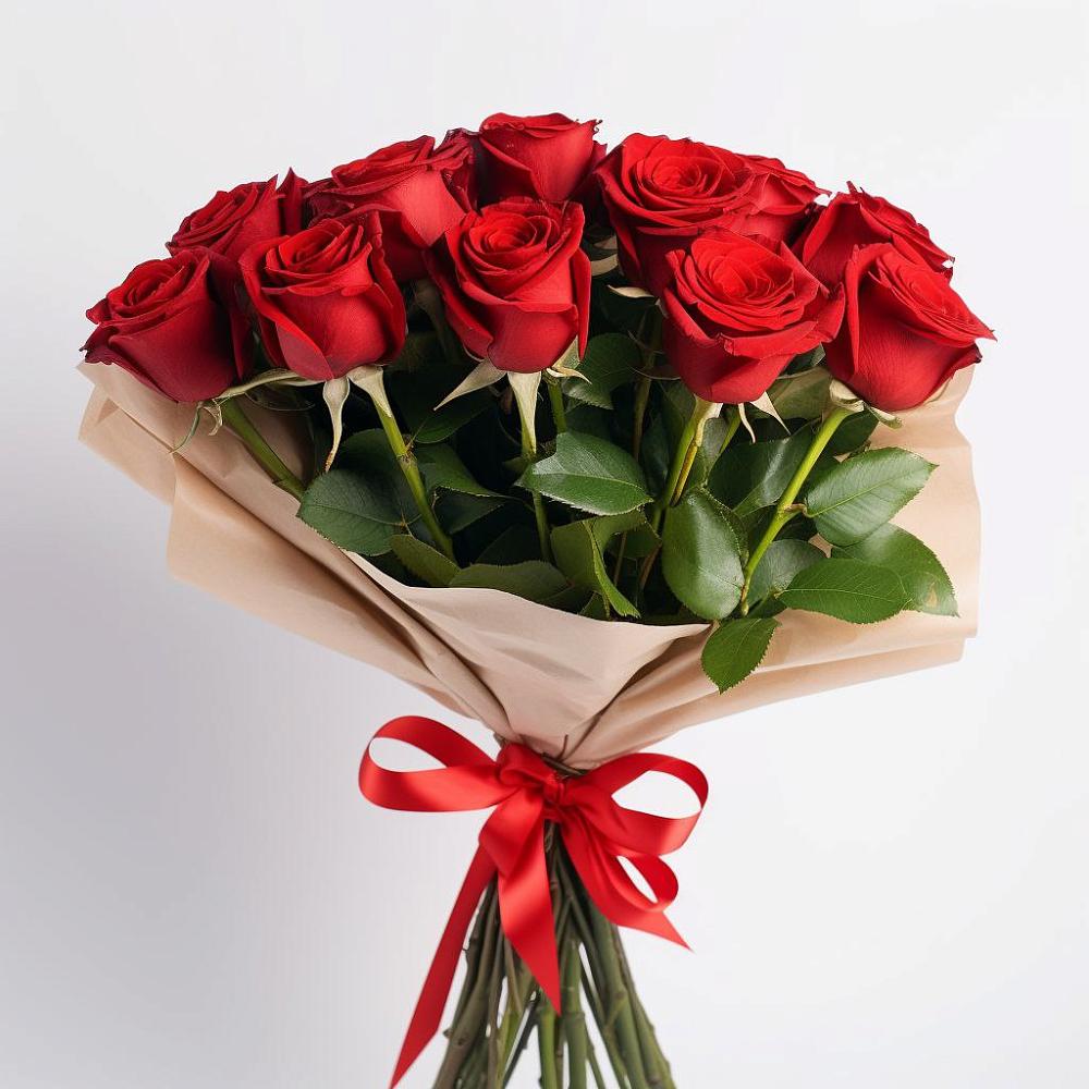 Букет 11 Красных роз Эдлесс Лав в Щекино
